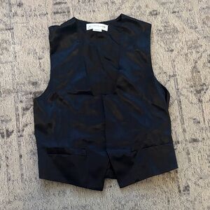 Victoria Beckham Midnight Blue Sleeveless Vest